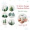 Wrapables Christmas Stickers Label Roll, Holiday Stickers for Sealing Cards, Envelopes, Gift Boxes, Festive Party Favors (500pcs), Christmas Trees